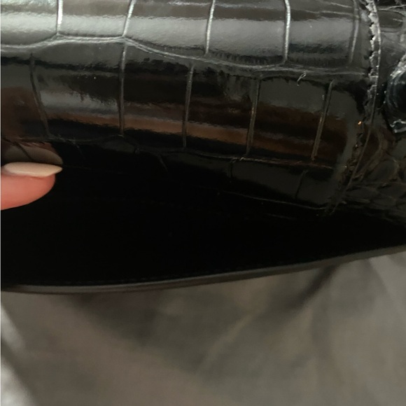 Balenciaga Hourglass Small Croc-Embossed Black - Picture 9 of 17